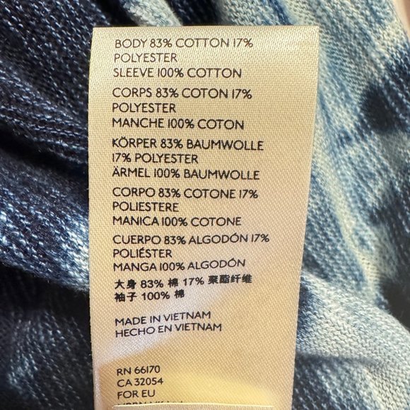 FREE PEOPLE We The Free "Blue Blue Indigo Combo" Tie Dye Tee - Picture 6 of 9